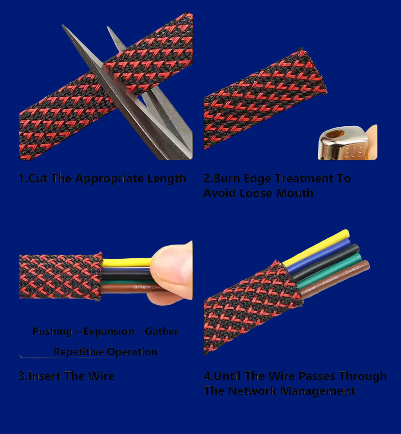 Expandable cable sleeve